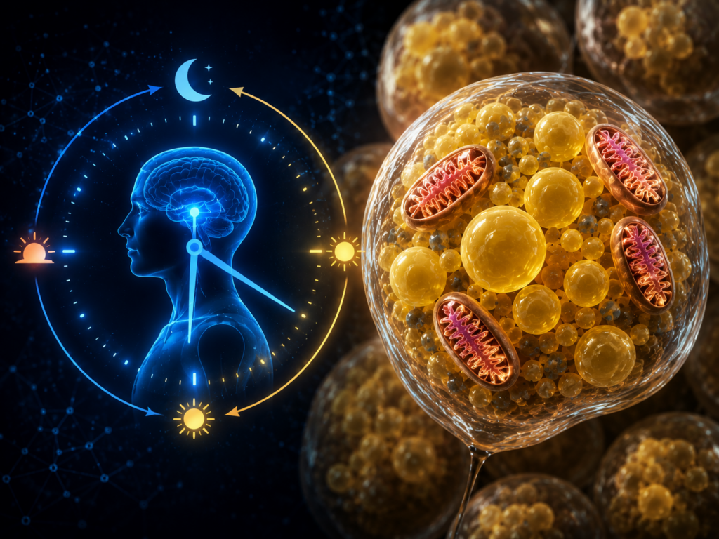 Cirkadiánny rytmus a mitochondrie tuku