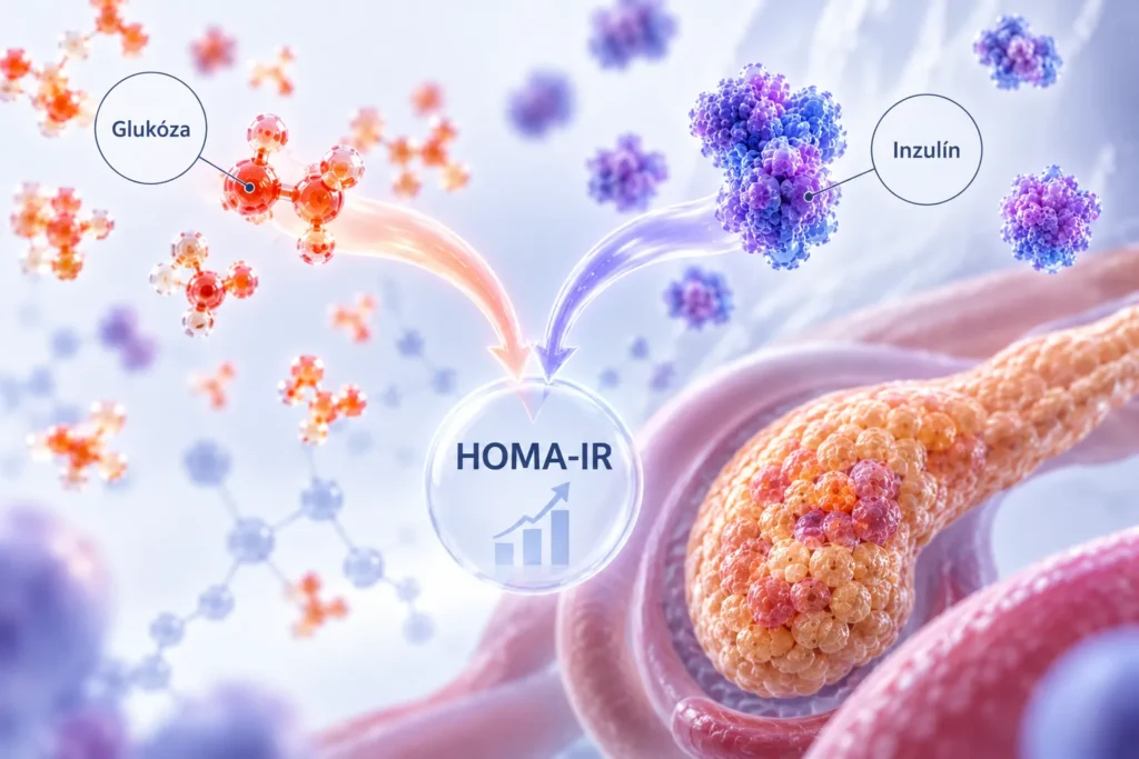 HOMA-IR výpočet, HOMA-IR hodnoty, inzulínová rezistencia, inzulín nalačno, glukóza nalačno